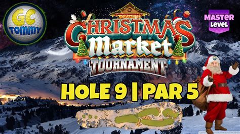 Master QR Hole 9 Par 5 ALBA Christmas Market Tournament Golf