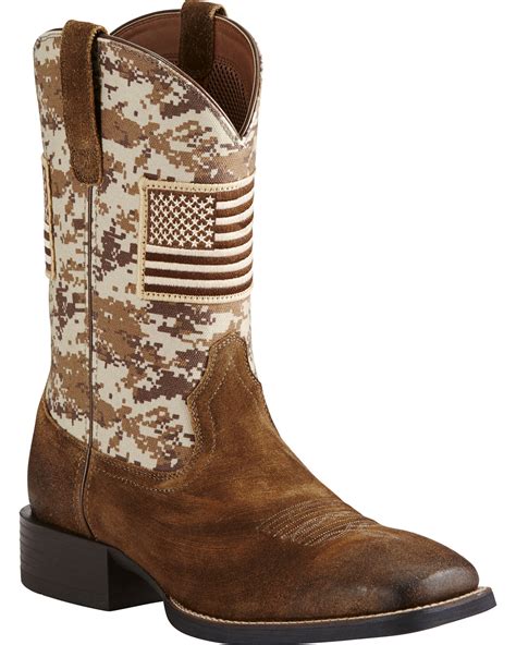 Mens Patriotic Western Boots