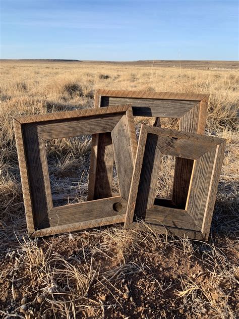 Barn Wood Picture Frames Etsy