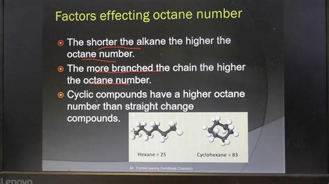 Octane Number Of A Fuel And Methods Of Increasing The Octane Number