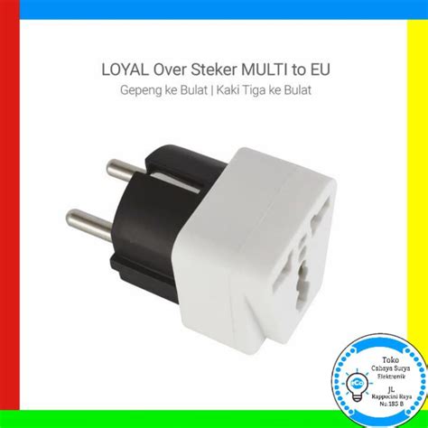 Jual Loyal Over Steker Adaptor Colokan Listrik Kaki Sambungan Ly K