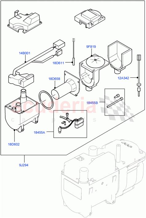 Auxiliary Fuel Fired Pre Heater Internal Components Fuel Parts