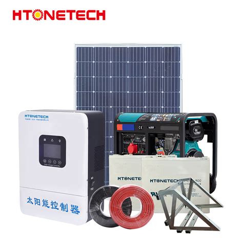 Htonetech Kw Off Grid Solar Power System Complete Kit China Volt