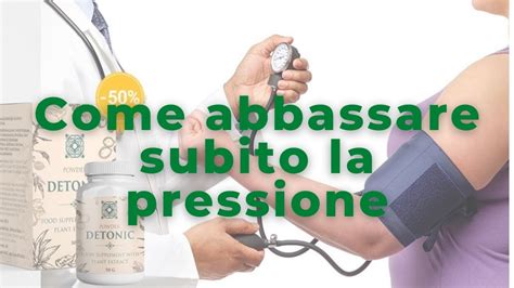 Come Abbassare Subito La Pressione Farmaci Per La Pressione Alta YouTube