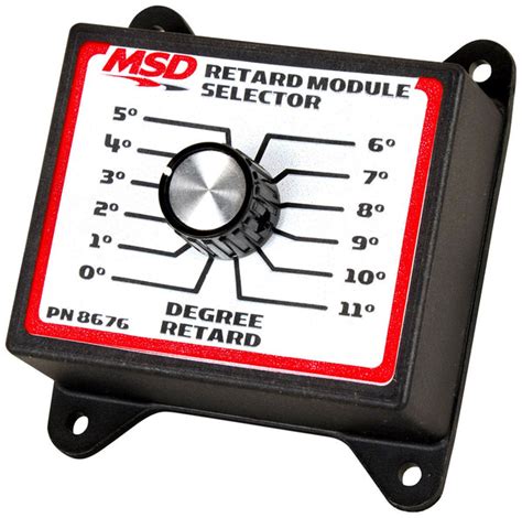 Msd Timing Retard Module Selector Switch 0 11 Degrees