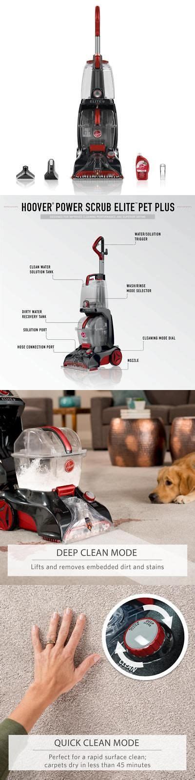 Hoover Fh Red Professional Elite Pet Plus Spin Scrub Upright