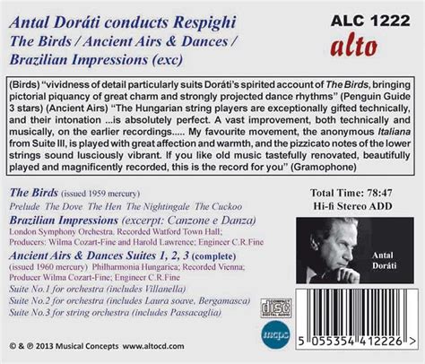 Ottorino Respighi Antiche Danze Ed Arie Per Liuto CD Jpc