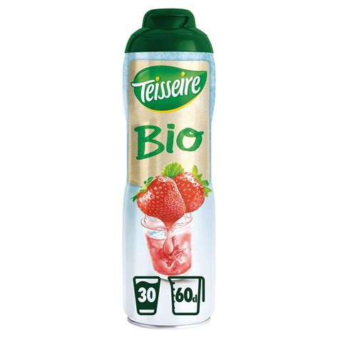 Teisseire Bio Sirop De Fruits Fraise 60 Cl Carrefour Site