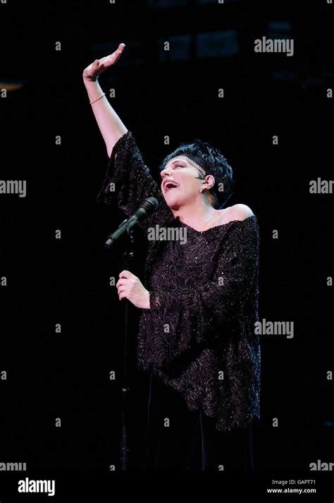 Liza Minnelli Performs Live In Concert At The Coliseum In Central