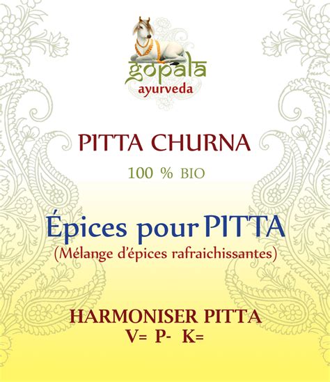 Pitta Spices M Lange D Pices Poudre Bio Gopala Ayurveda Ayurveda