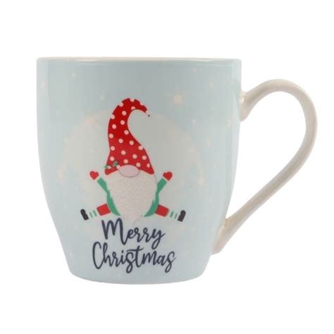 Buy Light Blue Merry Christmas Gonk Hugga Mug Fabfinds