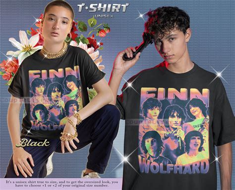 Finn Wolfhard Vintage Shirt Finn Wolfhard Homage Tshirt Etsy