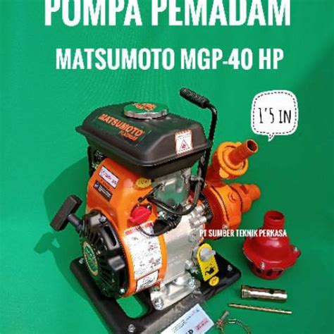 Jual Mesin Pompa Pemadam Kebakaran Inch Matsumoto Mgp Hp