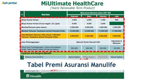 Biaya Asuransi Manulife Per Bulan Homecare24