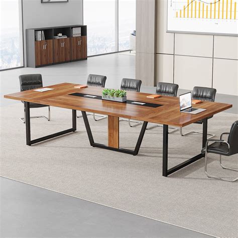 Tribesigns 8FT Conference Table, 94.49" Meeting Table for 10 People