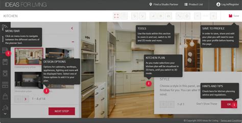 Virtual kitchen planning tools to help plan your renovation