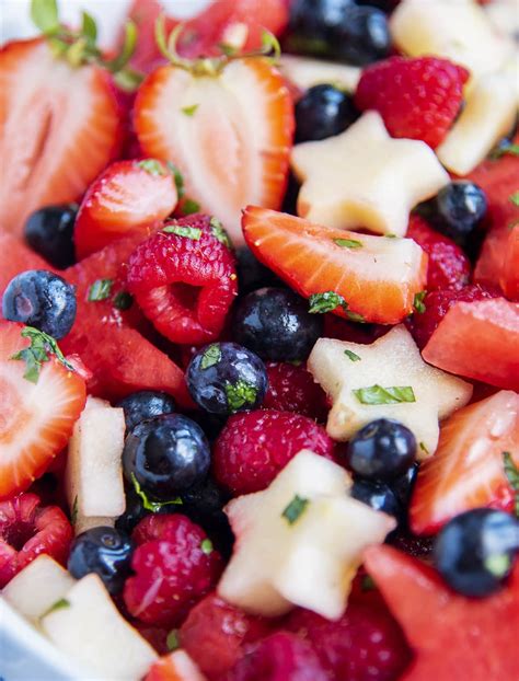 Red White and Blue Fruit Salad - Like Mother Like Daughter