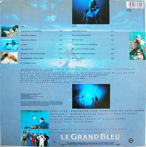 Le Grand Bleu Bande Originale Du Film De Eric Serra 1988 33T