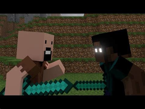 Minecraft Herobrine Vs Notch Animation