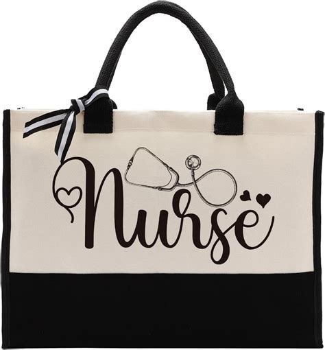 Nurse Canvas Tote Bag Nurse Bag Canvas Tote Bag For