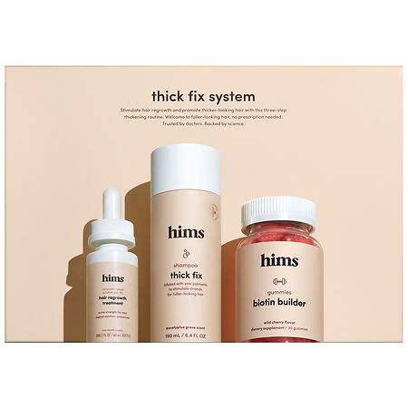 hims thick fix system - Total Hair Package to Supports Hair Growth - Shampoo Gummy Vitamins ...