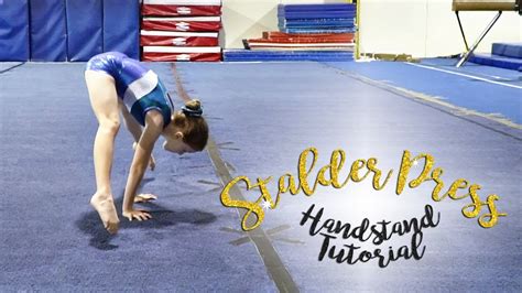 Stalder Press Handstand Tutorial Buttercup Sgg Youtube