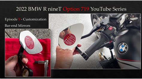 Bmw R Ninet Option Bar End Mirrors Youtube