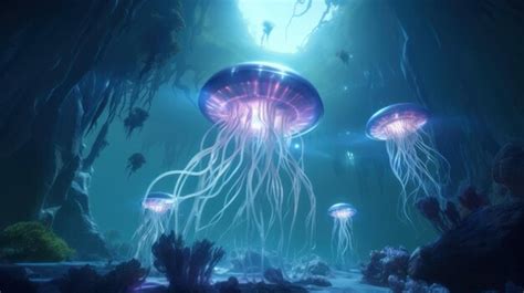 Medusas Mec Nicas Surrealistas En El Universo De La Ia Foto Premium