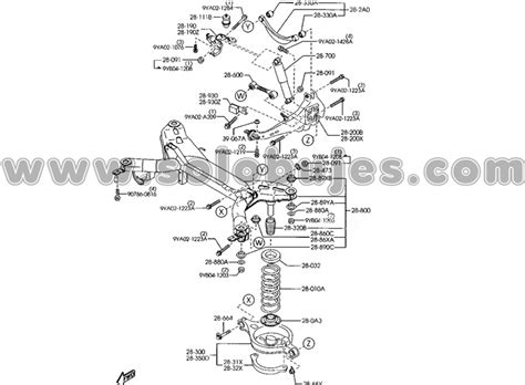 Buje puente trasero Mazda6 2012 Solobujes y mucho más