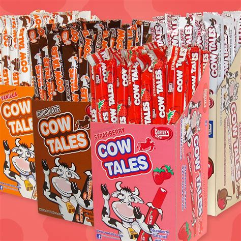 Nut Free Cow Tales Caramel Candies Come In Four Flavors Vanilla