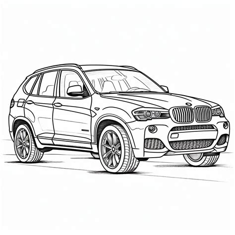 Desenho De Carro Bmw Para Colorir