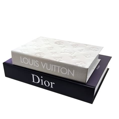 Caixa Livro Grande Dior Caixa Média Louis Vuitton Nude Elo7