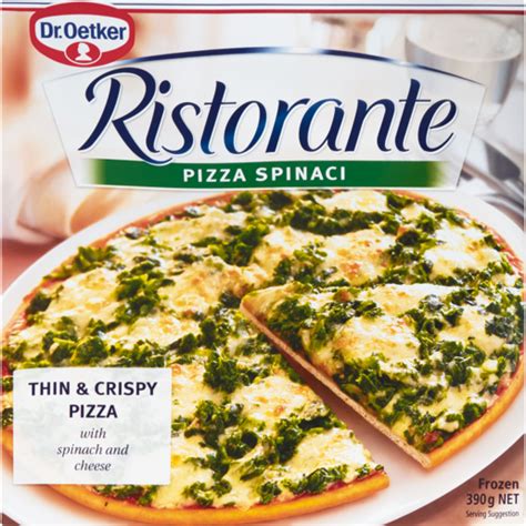 Dr Oetker Ristorante Frozen Spinaci Pizza 390g Frozen Pizza Frozen