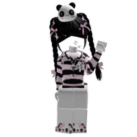 A Panda Bear Is Sitting On Top Of A Small Lego Figure Wearing A Black