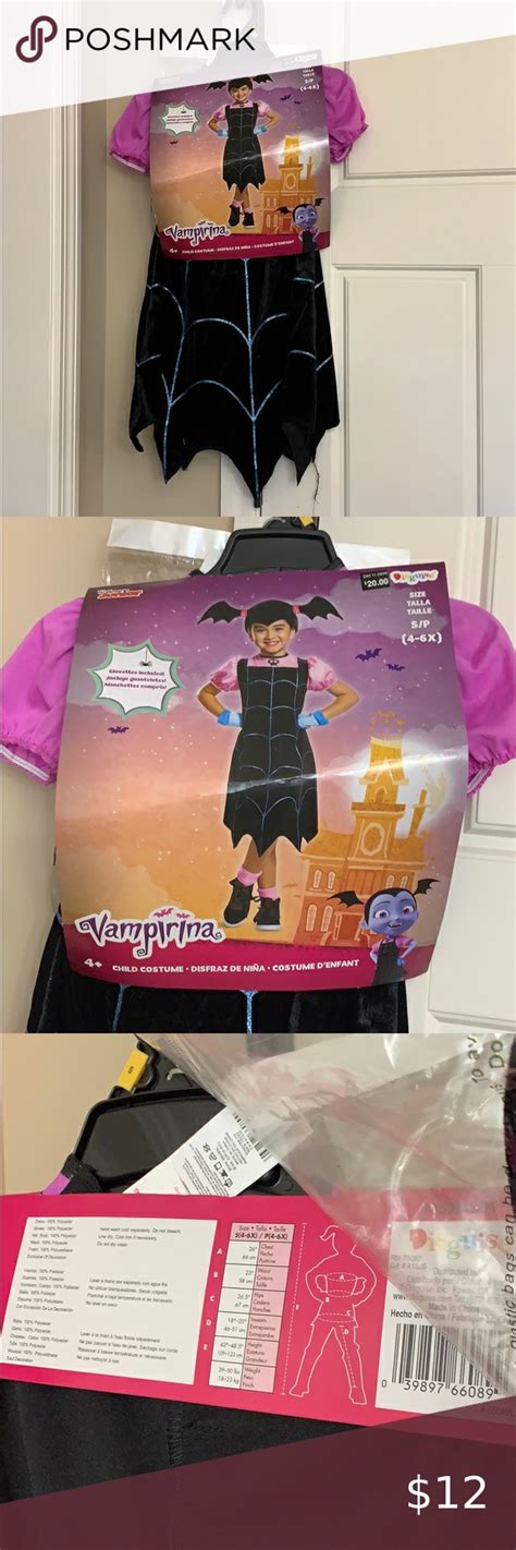 Disney Junior Vampirina Costume 4-6X