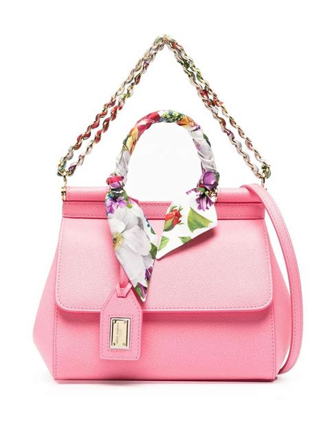 Dolce Gabbana Sicily Small Leather Handbag Dolce Gabbana