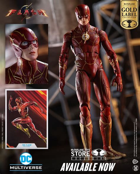 Mcfarlane Toys Announces New Dc Multiverse Gold Label Flash Figure