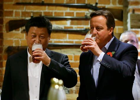 China Xi Jinping And U K Pm David Cameron Shared A Pint Time