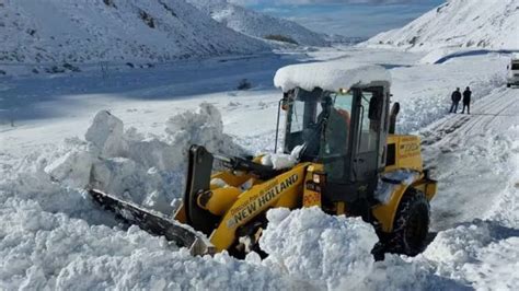 Contin An Las Alertas Por Nevadas Intensas En La Patagonia Rutas