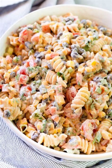 Southwestern Pasta Salad Summer Pasta Salad Recipes Best Pasta Salad Cold Pasta Salad Recipes