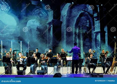 Original Music Orchestra Performs on Stage at Variete Theater Editorial Photo - Image of culture ...