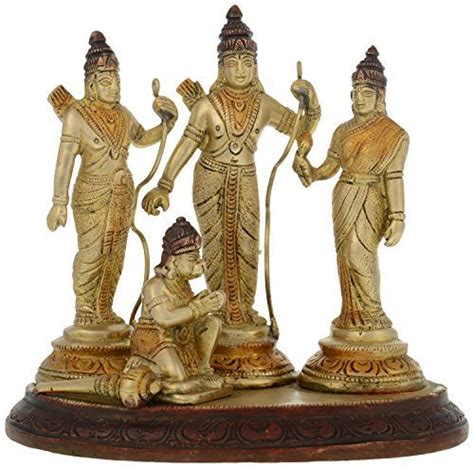 Buy Kapasi Handicrafts Brass Lord Ram Darbar Idol Statues X X