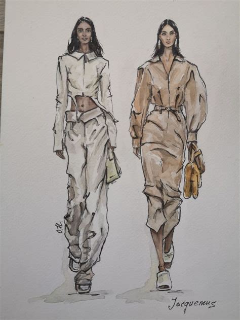 Pin Di Khadijaa Su Fashion Illustrations Disegni Di Moda Schizzi Di Moda Album Degli Schizzi