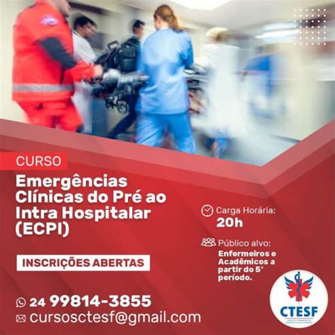 Curso Emerg Ncias Cl Nicas Do Pr Ao Intra Hospitalar Ecpi Ctesf