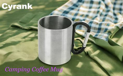 Stainless Steel Camping Cup Camping Coffee Mug With