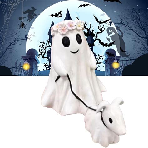 Ghost Walking Dog Statue Ghost Walking Ghost Dog Statue