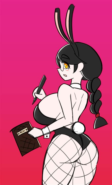 Rule 34 Ass Big Ass Big Breasts Black Hair Breasts Bunny Ears