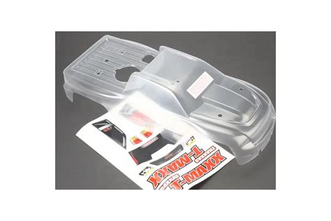 Traxxas 110 T Maxx Clear Unpainted Body Shell Long Wheelbase 4921