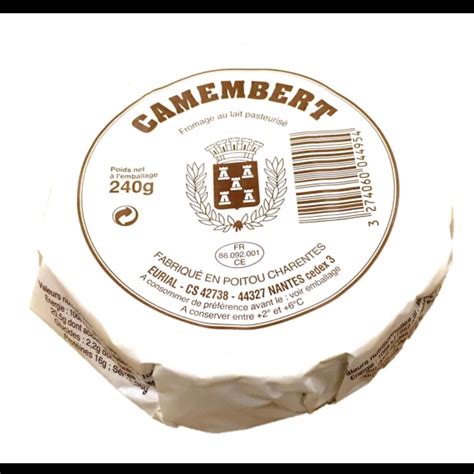 Camembert Nu 240GR 45 MG Mozzalat