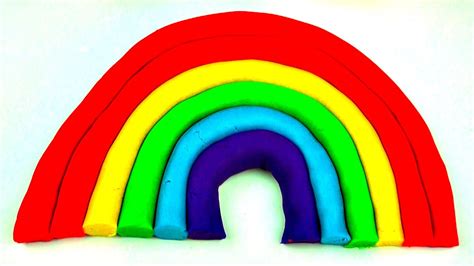 Play Doh Easy Rainbow Learn How To Make Playdough Rainbow Colors Easy Diy Fun Ideas Fluffyjet